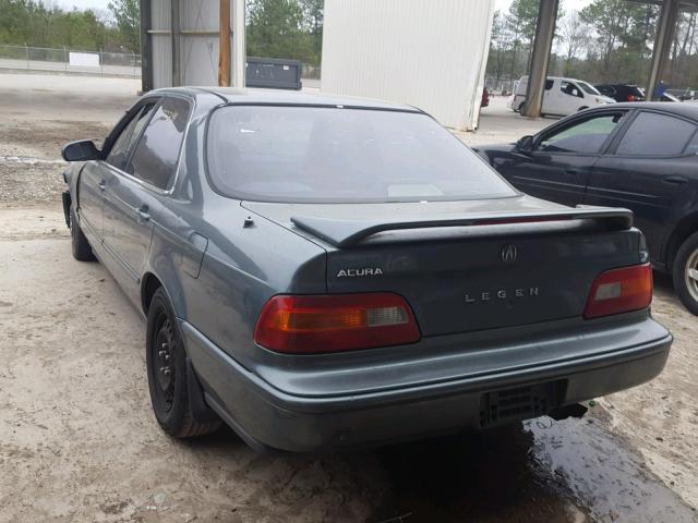 JH4KA7663RC018495 - 1994 ACURA LEGEND L GREEN photo 3