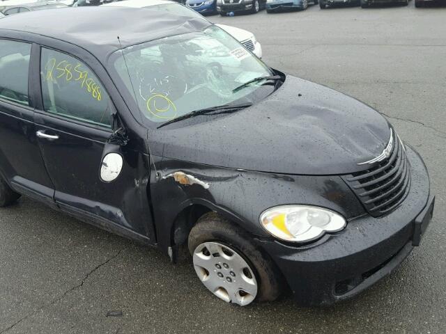 3A8FY48B48T161796 - 2008 CHRYSLER PT CRUISER BLACK photo 9