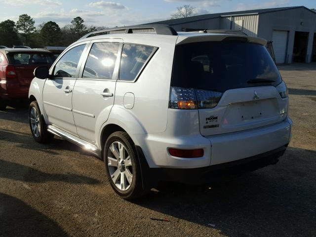 JA4AS3AWXAZ012344 - 2010 MITSUBISHI OUTLANDER WHITE photo 3