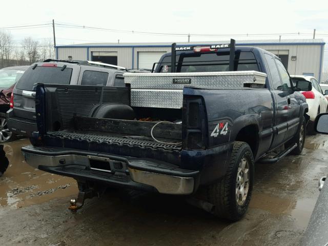 2GCEK19B751128290 - 2005 CHEVROLET SILVERADO BLUE photo 4