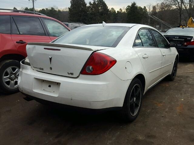 1G2ZG58N374244510 - 2007 PONTIAC G6 BASE WHITE photo 4