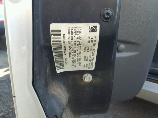 1G8AJ54F45Z143270 - 2005 SATURN ION LEVEL SILVER photo 10