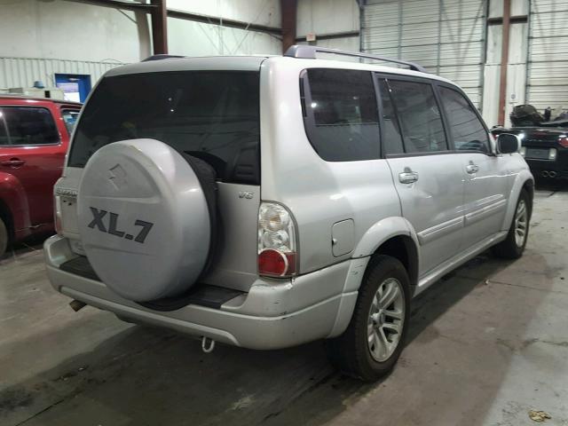 JS3TY92V754105526 - 2005 SUZUKI XL7 EX SILVER photo 4