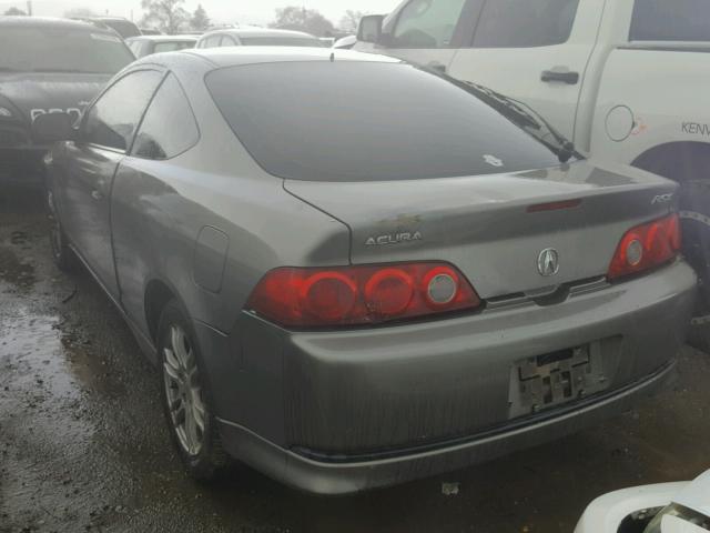 JH4DC54865S009060 - 2005 ACURA RSX GRAY photo 3