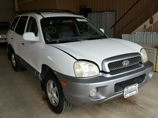 KM8SC83D31U119096 - 2001 HYUNDAI SANTA FE G WHITE photo 1