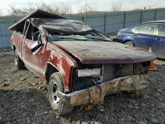 2GTEC19RXV1546806 - 1997 GMC SIERRA C15 MAROON photo 1