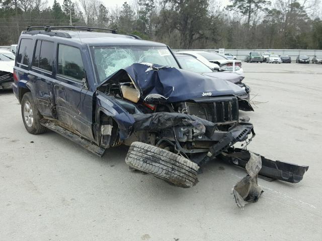 1J8HH48N96C157061 - 2006 JEEP COMMANDER BLUE photo 1