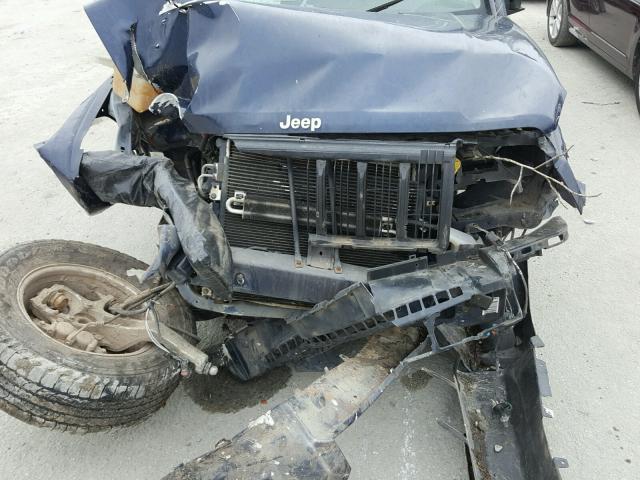 1J8HH48N96C157061 - 2006 JEEP COMMANDER BLUE photo 7