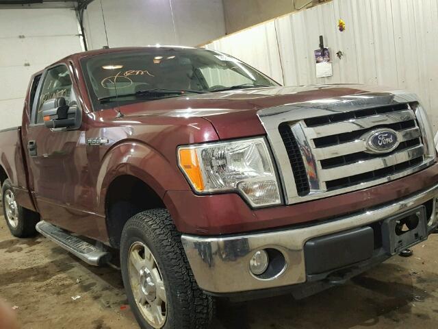 1FTFX1EV7AFC26891 - 2010 FORD F150 SUPER BURGUNDY photo 1