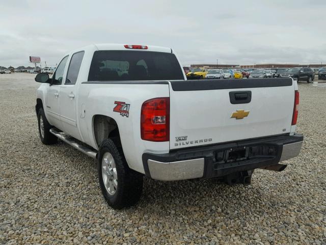 1GC1KXCG0DF132632 - 2013 CHEVROLET SILVERADO WHITE photo 3