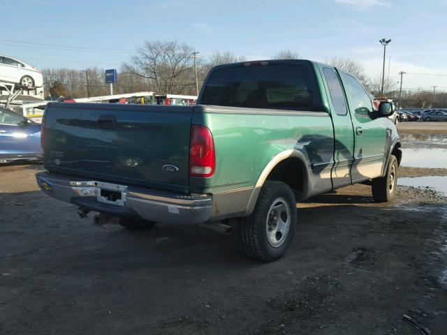 1FTRX18L7XNA16992 - 1999 FORD F150 GREEN photo 4