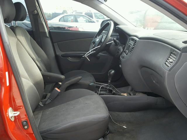 KNADH4A33A6641682 - 2010 KIA RIO LX Նարնջագույն լուսանկար 5
