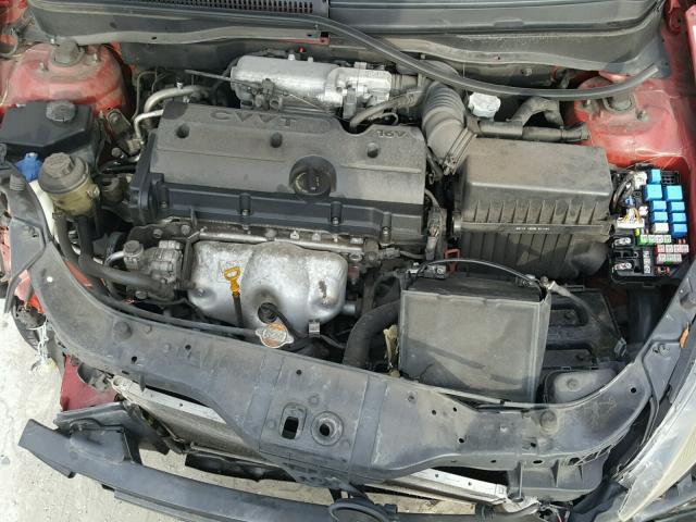 KNADH4A33A6641682 - 2010 KIA RIO LX Նարնջագույն լուսանկար 7