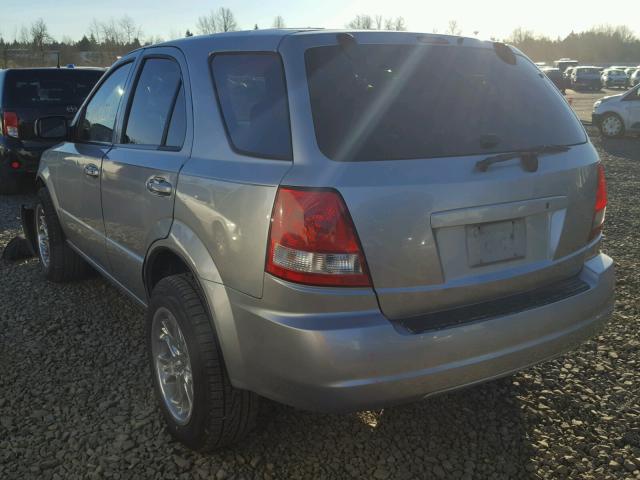 KNDJD733135035693 - 2003 KIA SORENTO EX SILVER photo 3