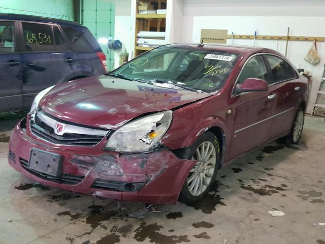 1G8ZV57717F177764 - 2007 SATURN AURA XR MAROON photo 2