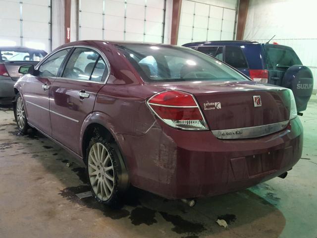 1G8ZV57717F177764 - 2007 SATURN AURA XR MAROON photo 3