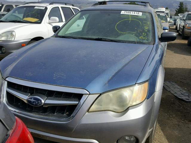 4S4BP61C487362654 - 2008 SUBARU OUTBACK 2. BLUE photo 10