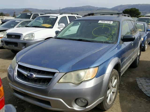 4S4BP61C487362654 - 2008 SUBARU OUTBACK 2. BLUE photo 2