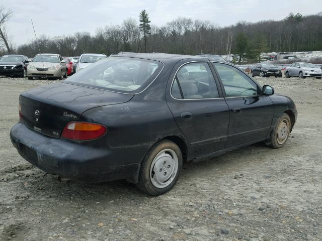 KMHJF34M5VU570802 - 1997 HYUNDAI ELANTRA GL BLACK photo 4