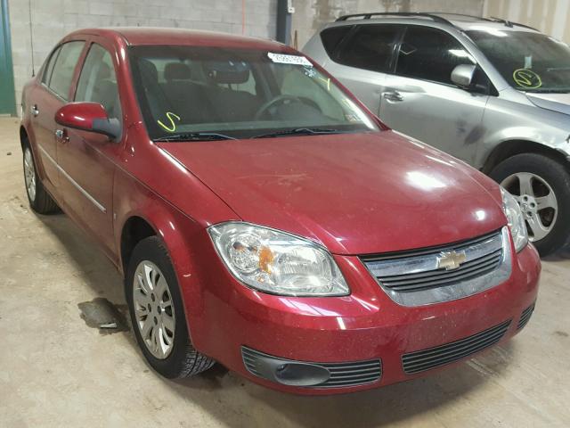 1G1AT58H997164959 - 2009 CHEVROLET COBALT LT RED photo 1