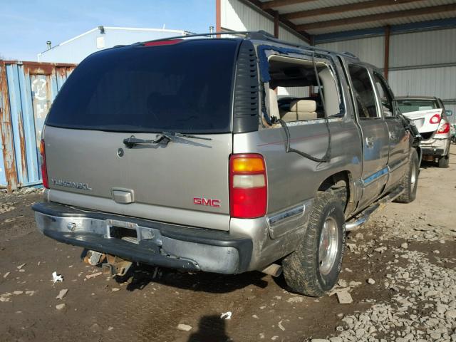 3GKFK16T81G266783 - 2001 GMC YUKON XL K TAN photo 4