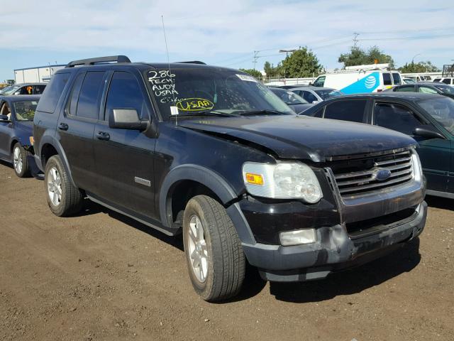 1FMEU73E57UB25522 - 2007 FORD EXPLORER X BLACK photo 1