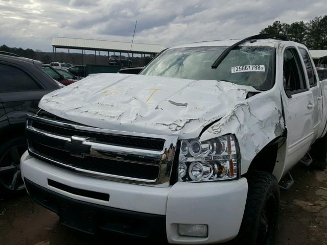 3GCPKTE32BG259049 - 2011 CHEVROLET SILVERADO WHITE photo 9