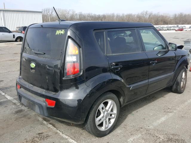 KNDJT2A27B7238087 - 2011 KIA SOUL + BLACK photo 4