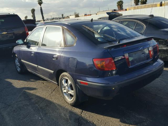 KMHDN55D83U095184 - 2003 HYUNDAI ELANTRA GL BLUE photo 3