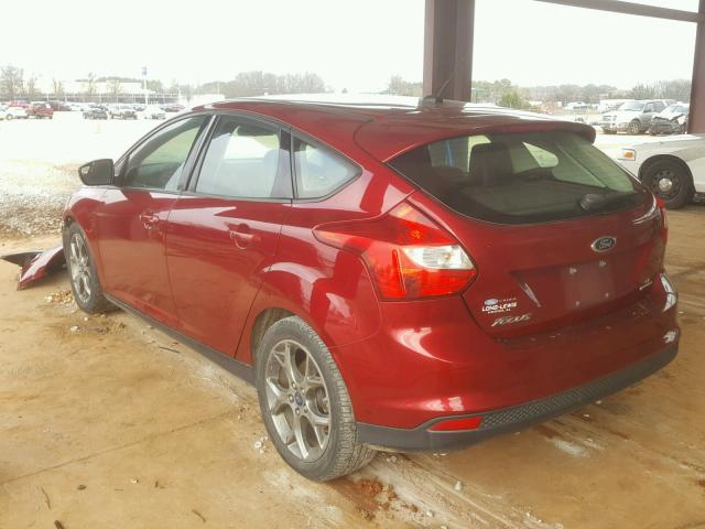 1FADP3K26EL202611 - 2014 FORD FOCUS SE BURGUNDY photo 3