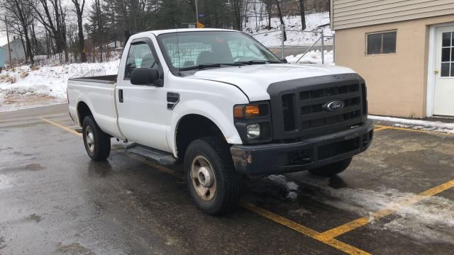 1FTNF21568EB76186 - 2008 FORD F250 SUPER WHITE photo 1