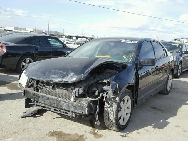 3FAFP06Z76R214235 - 2006 FORD FUSION S BLACK photo 2