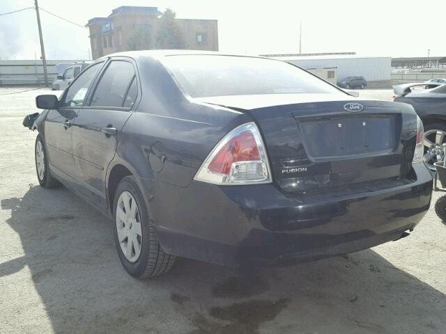 3FAFP06Z76R214235 - 2006 FORD FUSION S BLACK photo 3