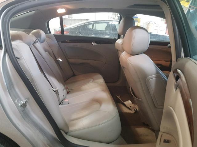 1G4HD57296U242665 - 2006 BUICK LUCERNE CX SILVER photo 6