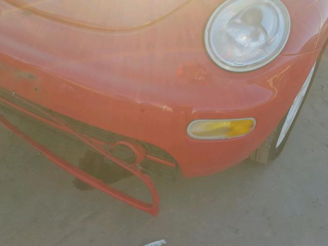 3VWCD21C31M408333 - 2001 VOLKSWAGEN NEW BEETLE 红色 照片 9