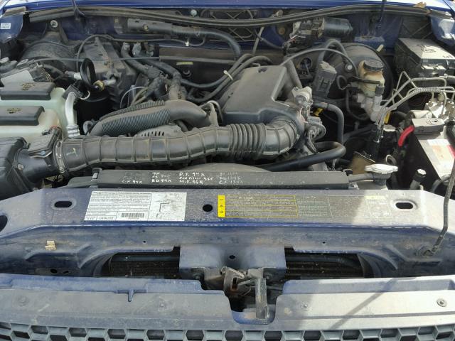 1FTYR14U93TA41158 - 2003 FORD RANGER SUP BLUE photo 7