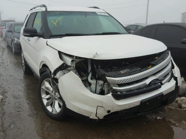 1FM5K8D88FGA85096 - 2015 FORD EXPLORER X WHITE photo 1