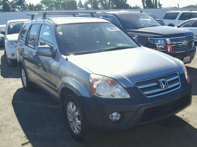 JHLRD78825C057033 - 2005 HONDA CR-V EX GRAY photo 1