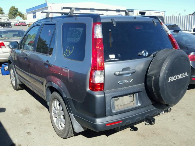 JHLRD78825C057033 - 2005 HONDA CR-V EX GRAY photo 3