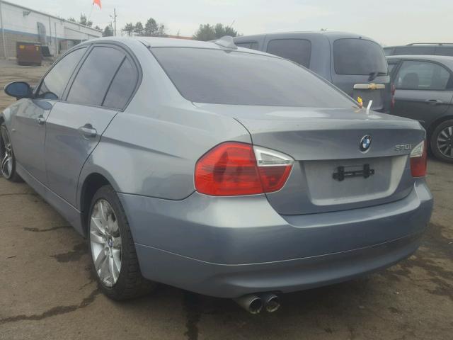 WBAVB33566KR74648 - 2006 BMW 330 I BLUE photo 3