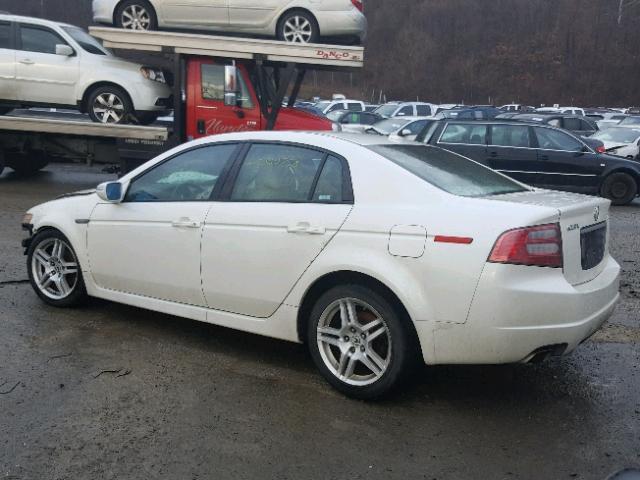 19UUA66227A044906 - 2007 ACURA TL WHITE photo 3