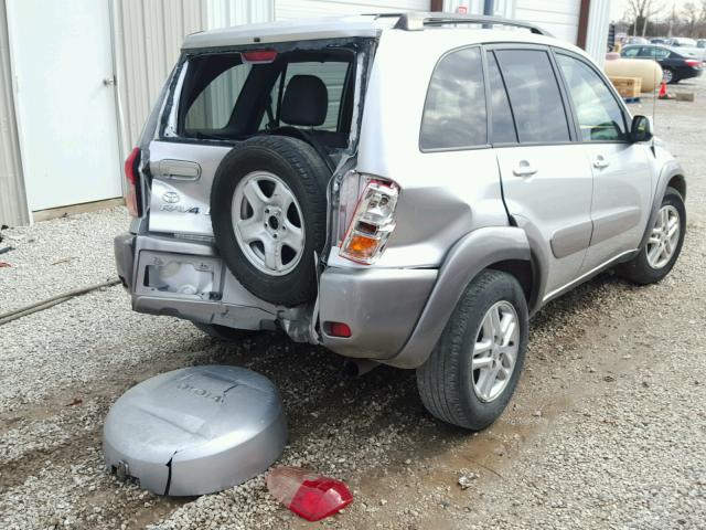 JTEGH20V620064394 - 2002 TOYOTA RAV4 SILVER photo 4