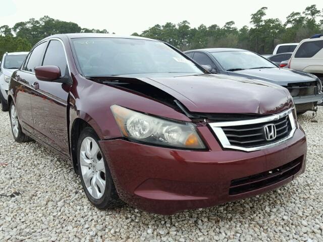 1HGCP26759A064827 - 2009 HONDA ACCORD EX MAROON photo 1