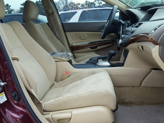 1HGCP26759A064827 - 2009 HONDA ACCORD EX MAROON photo 5