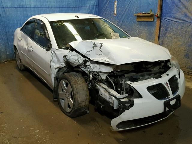 1G2ZG57B494119848 - 2009 PONTIAC G6 WHITE photo 1