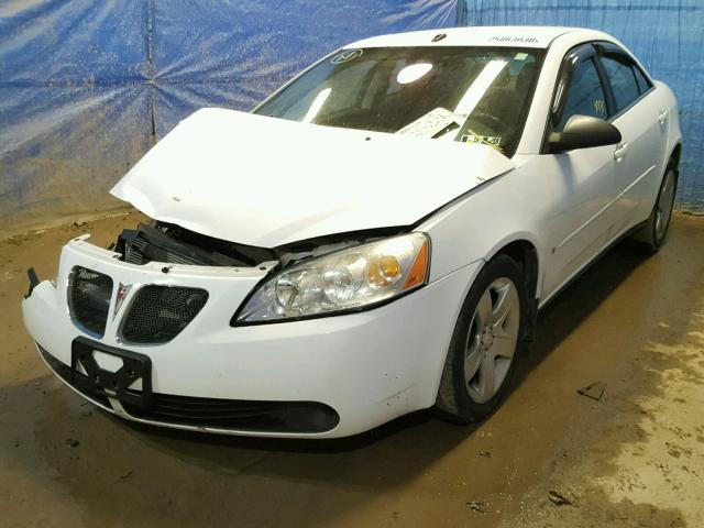 1G2ZG57B494119848 - 2009 PONTIAC G6 WHITE photo 2