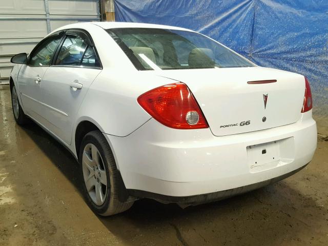 1G2ZG57B494119848 - 2009 PONTIAC G6 WHITE photo 3