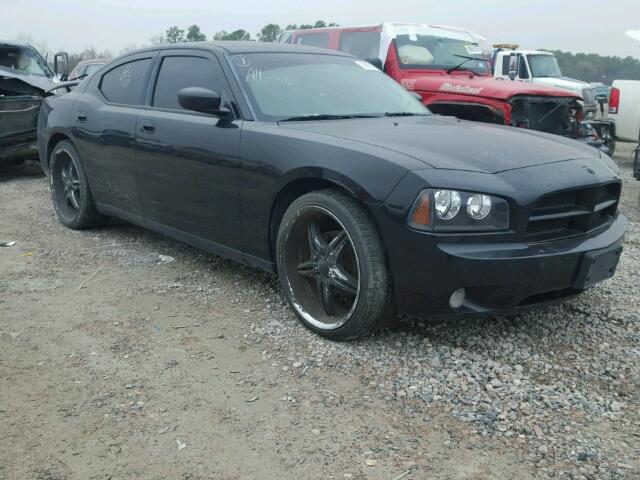 2B3KA43R08H184047 - 2008 DODGE CHARGER BLACK photo 1