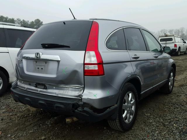 JHLRE38787C069736 - 2007 HONDA CR-V EXL SILVER photo 4