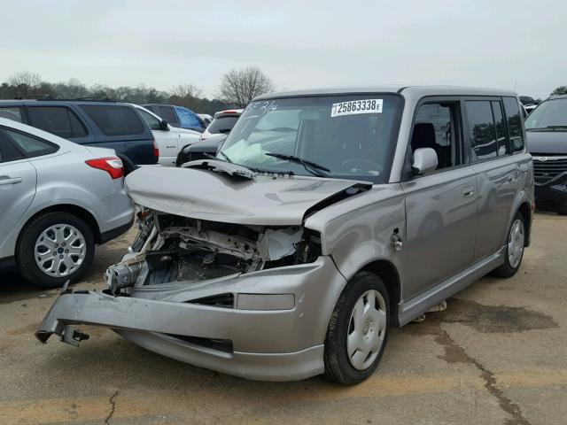 JTLKT324550203642 - 2005 TOYOTA SCION XB GRAY photo 2